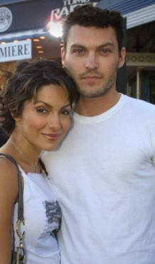 Vanessa Marcil with her ex-fiance Brian Austin Green.
